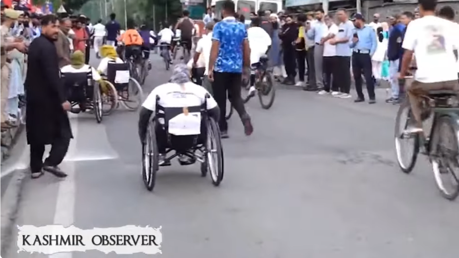 'Pedal Through Paradise' Cyclothon Held In Srinagar